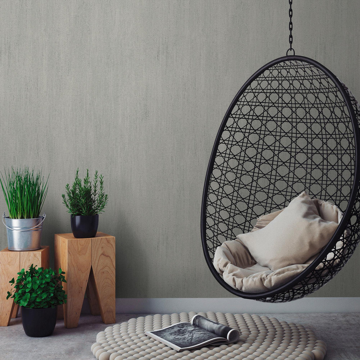 Veer Decor Solano Raised Texture Taupe Wallpaper