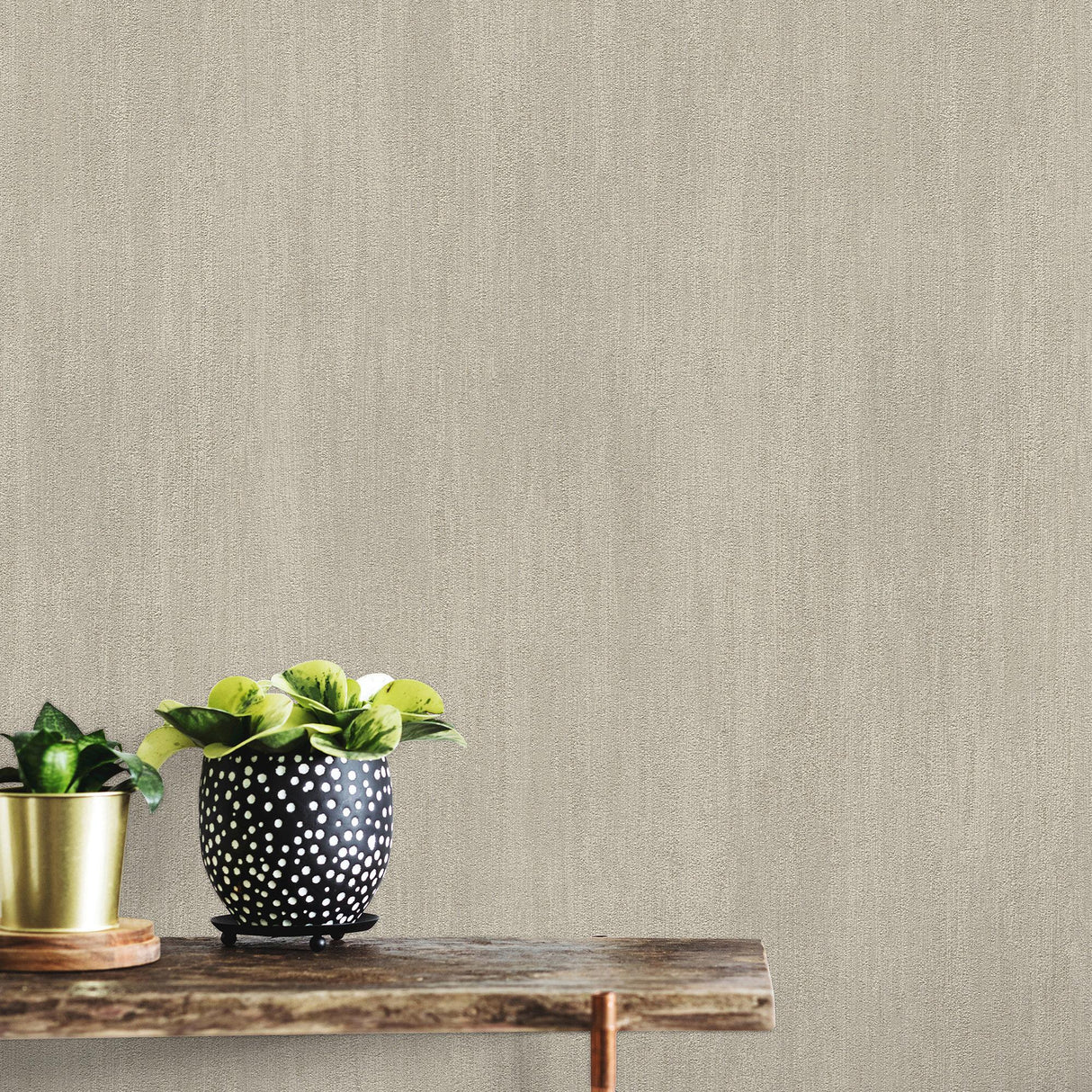 Veer Decor Solano Raised Texture Brown Wallpaper