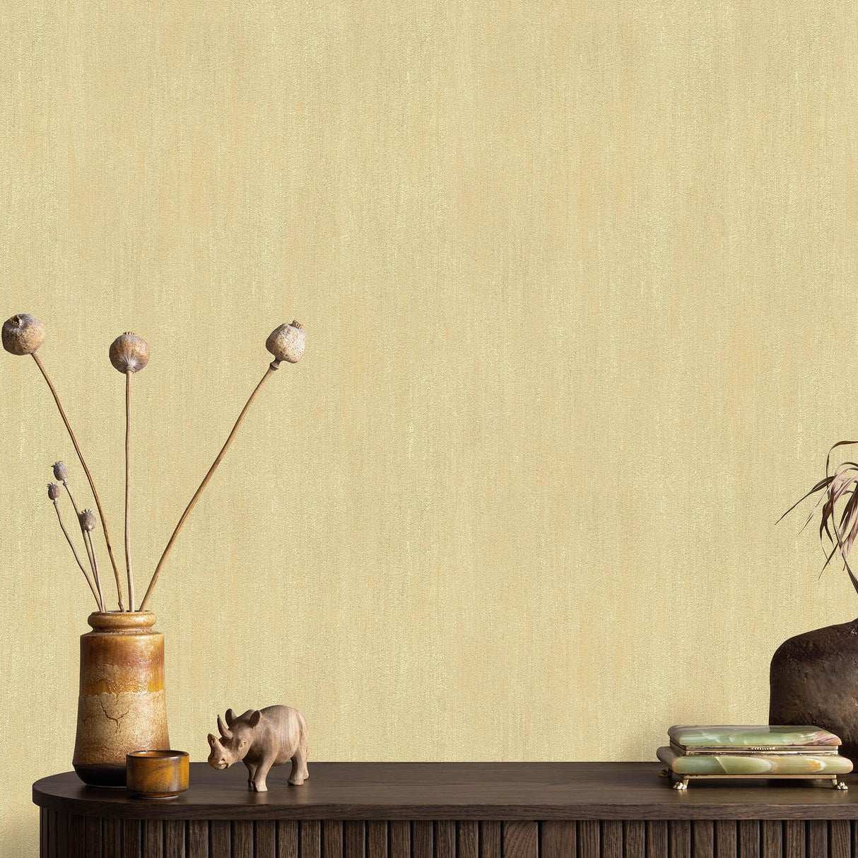 Veer Decor Solano Raised Texture Sepia Wallpaper