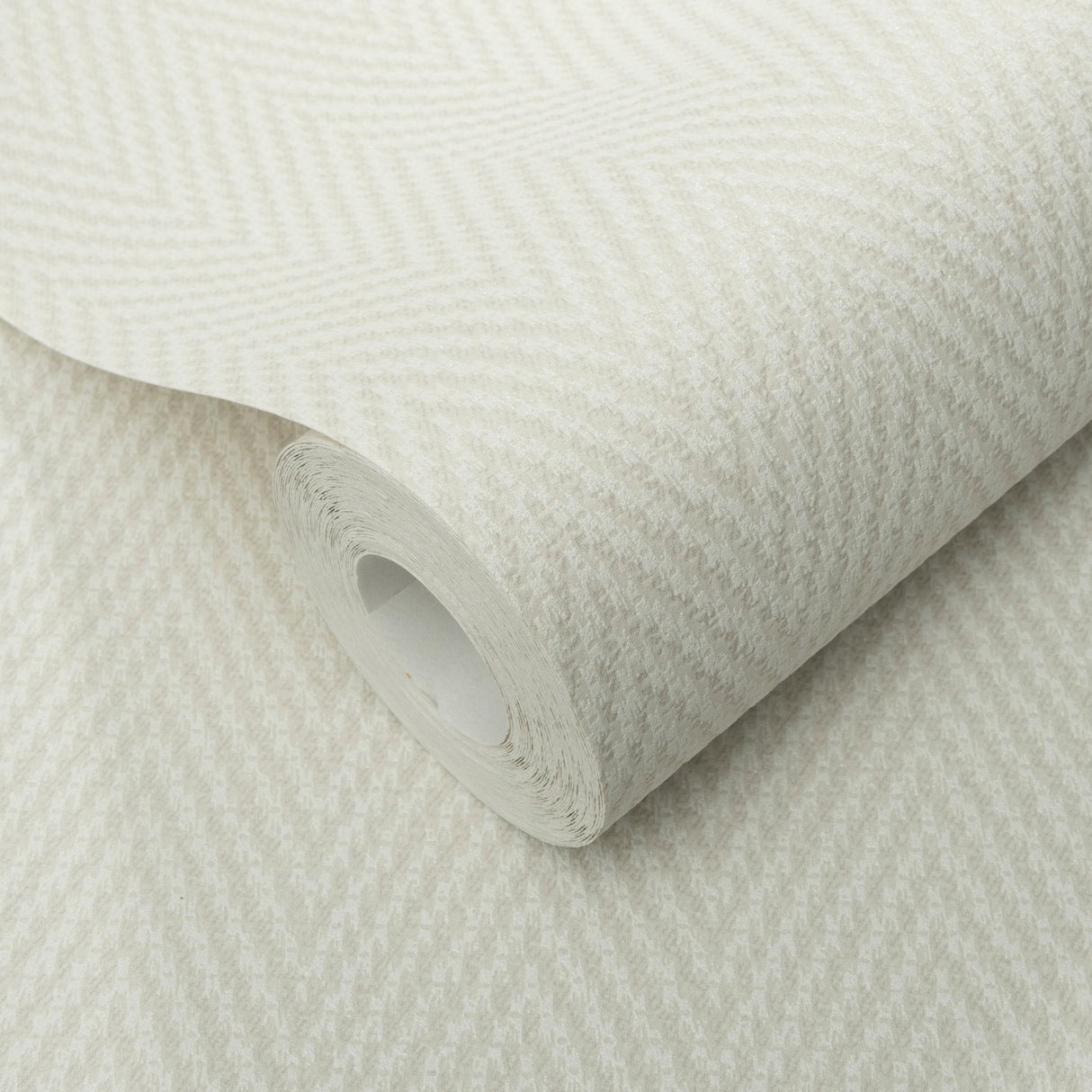 Veer Decor Varella Chevron Stripe Cream Wallpaper