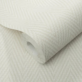 Veer Decor Varella Chevron Stripe Cream Wallpaper