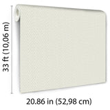 Veer Decor Varella Chevron Stripe Cream Wallpaper