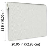 Veer Decor Varella Chevron Stripe Grey Wallpaper