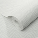 Veer Decor Varella Chevron Stripe Grey Wallpaper