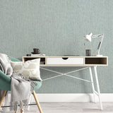Veer Decor Artisan Texture Teal Wallpaper
