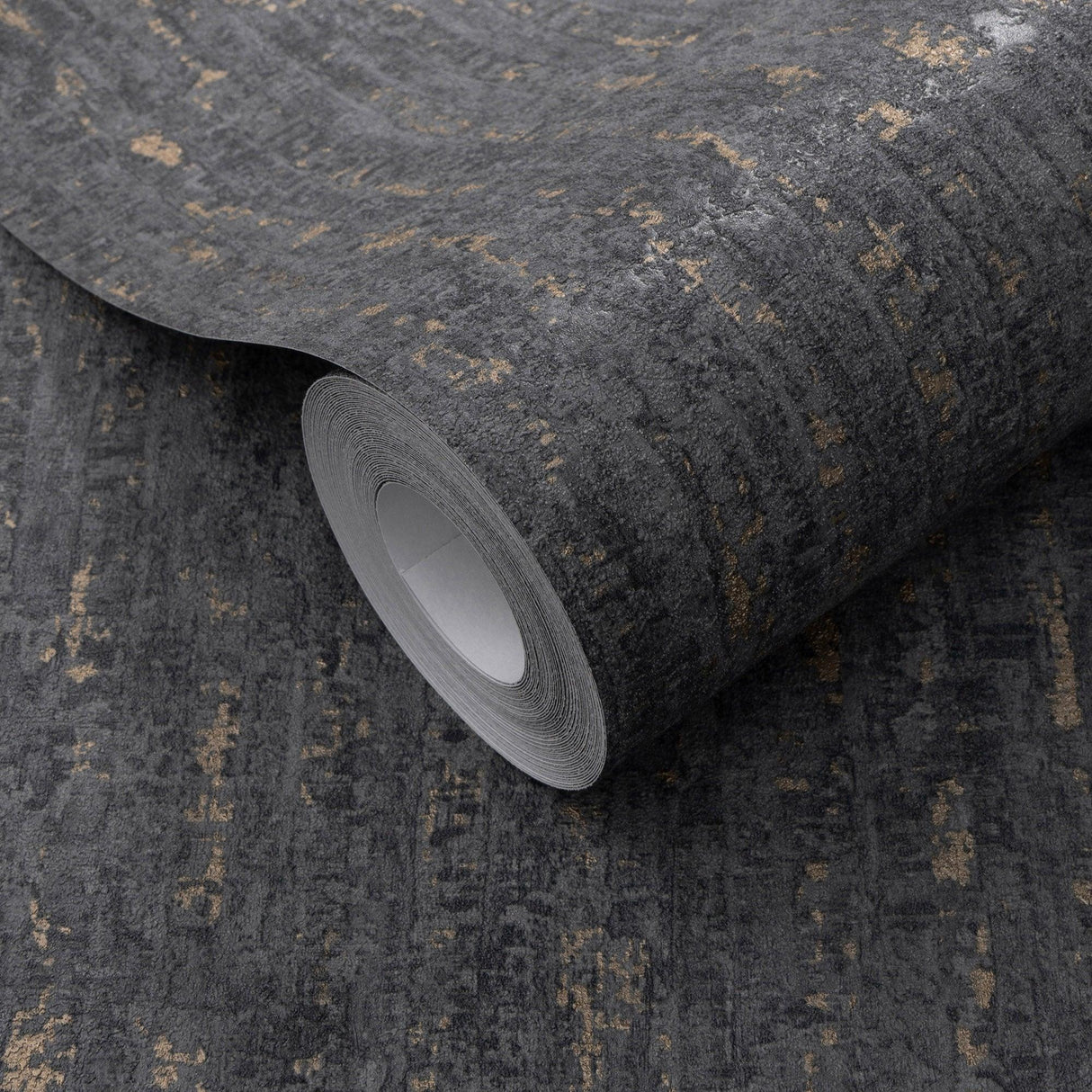 Veer Decor Artisan Texture Black Wallpaper