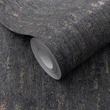 Veer Decor Artisan Texture Black Wallpaper