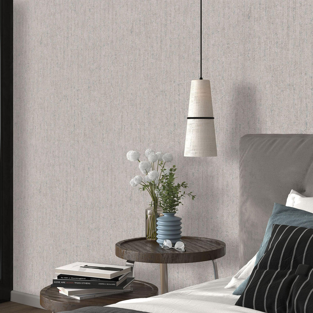 Veer Decor Artisan Texture Taupe Wallpaper