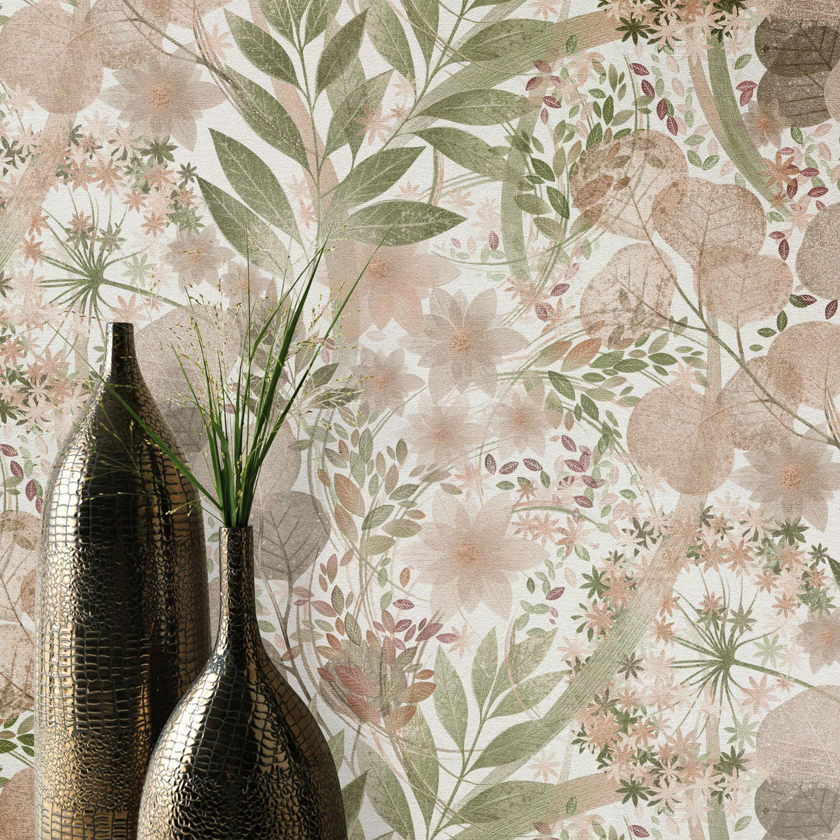 Veer Decor Secret Grove Pink Wallpaper