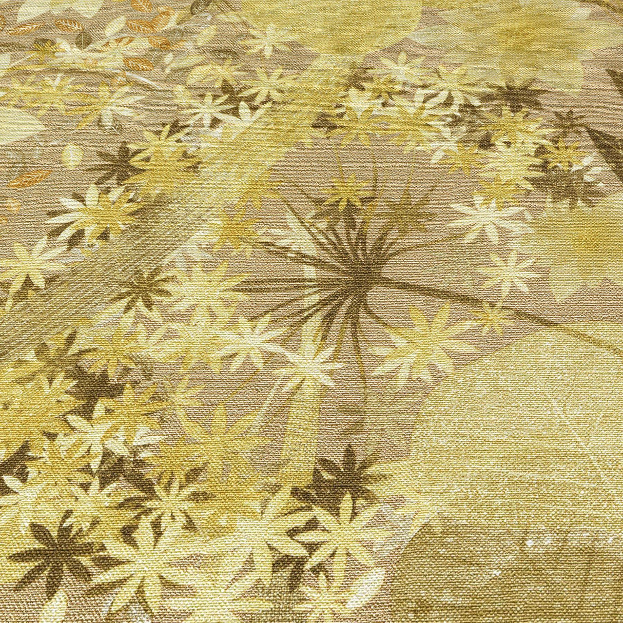 Veer Decor Secret Grove Yellow Wallpaper