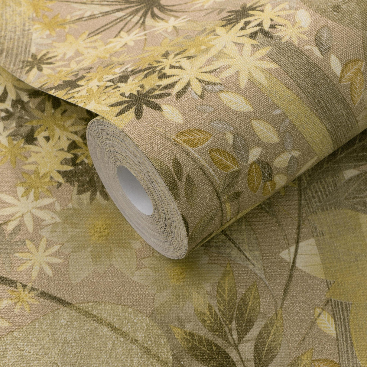 Veer Decor Secret Grove Yellow Wallpaper