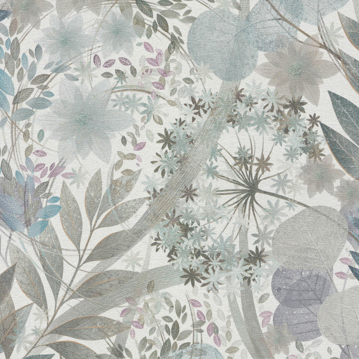 Veer Decor Secret Grove Blue Wallpaper