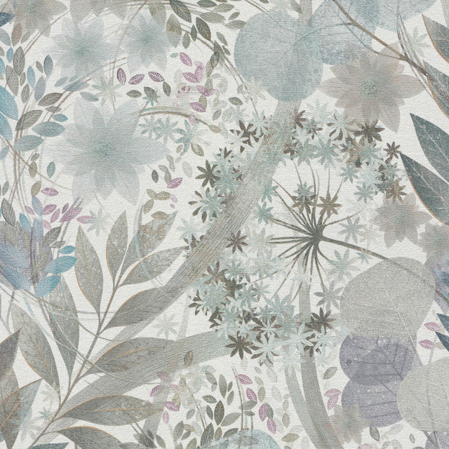 Veer Decor Secret Grove Blue Wallpaper