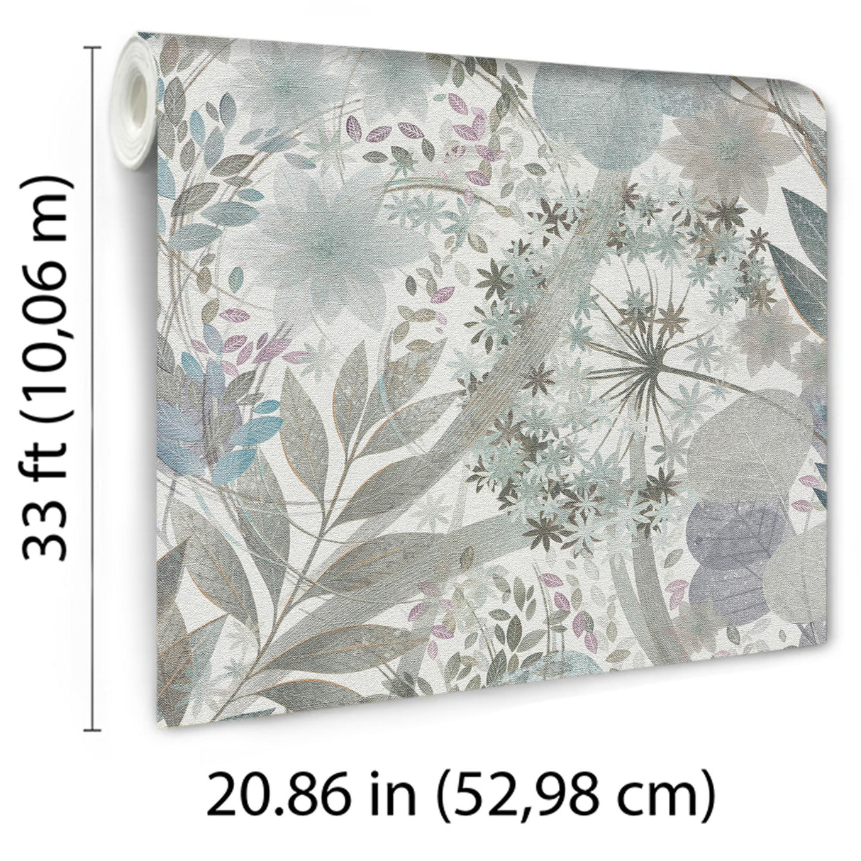 Veer Decor Secret Grove Blue Wallpaper