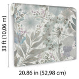 Veer Decor Secret Grove Blue Wallpaper