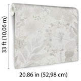 Veer Decor Secret Grove Grray Wallpaper