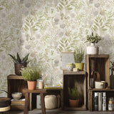 Veer Decor Secret Grove Green Wallpaper