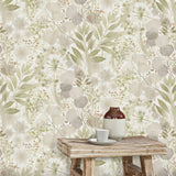 Veer Decor Secret Grove Green Wallpaper