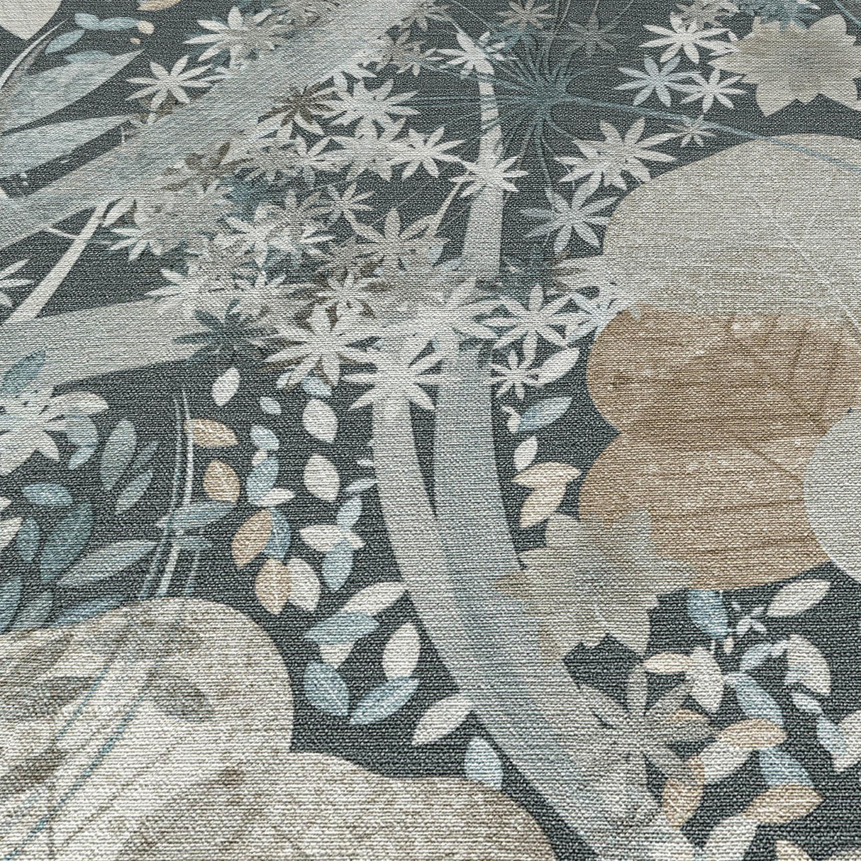Veer Decor Secret Grove Navy Wallpaper