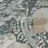 Veer Decor Secret Grove Navy Wallpaper