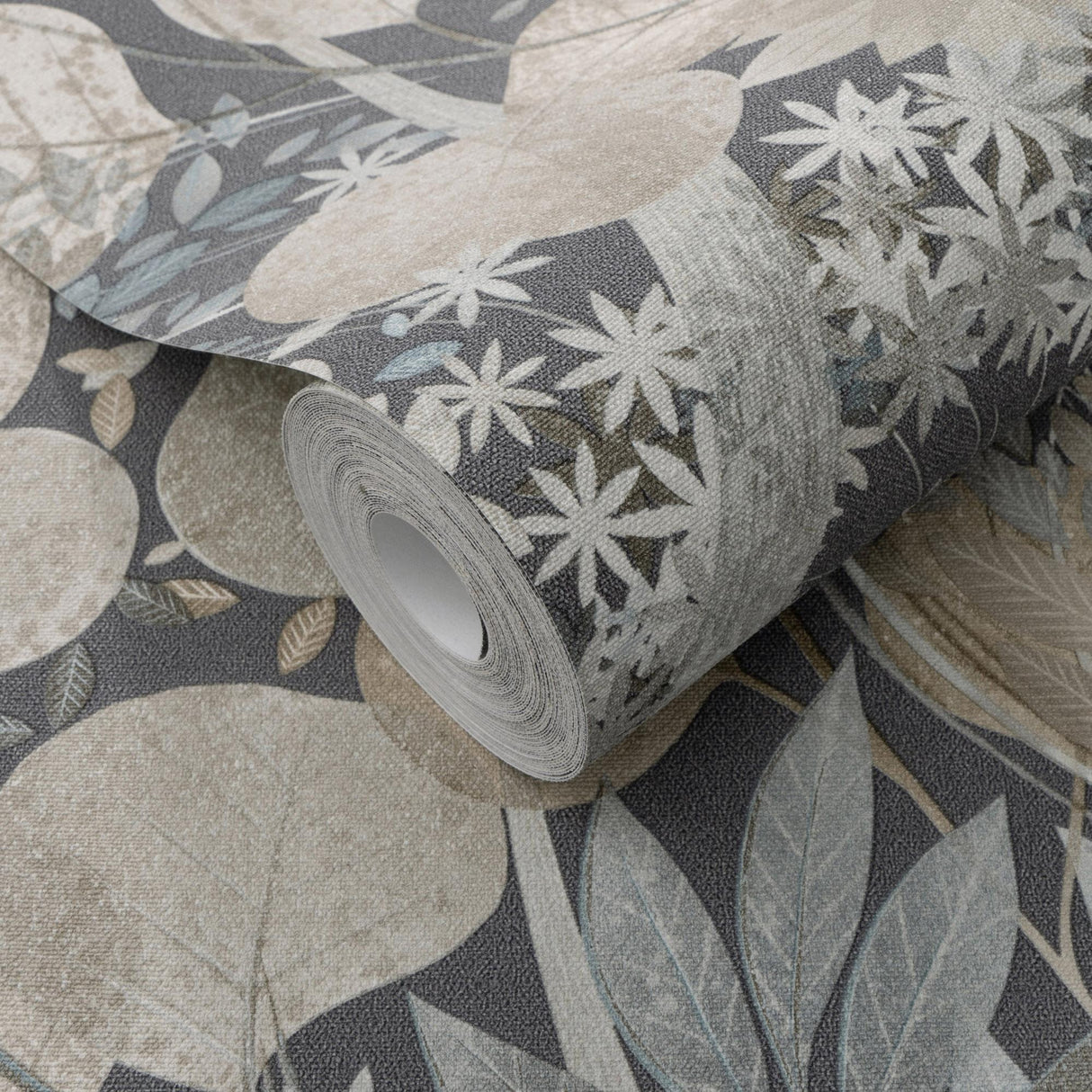 Veer Decor Secret Grove Navy Wallpaper