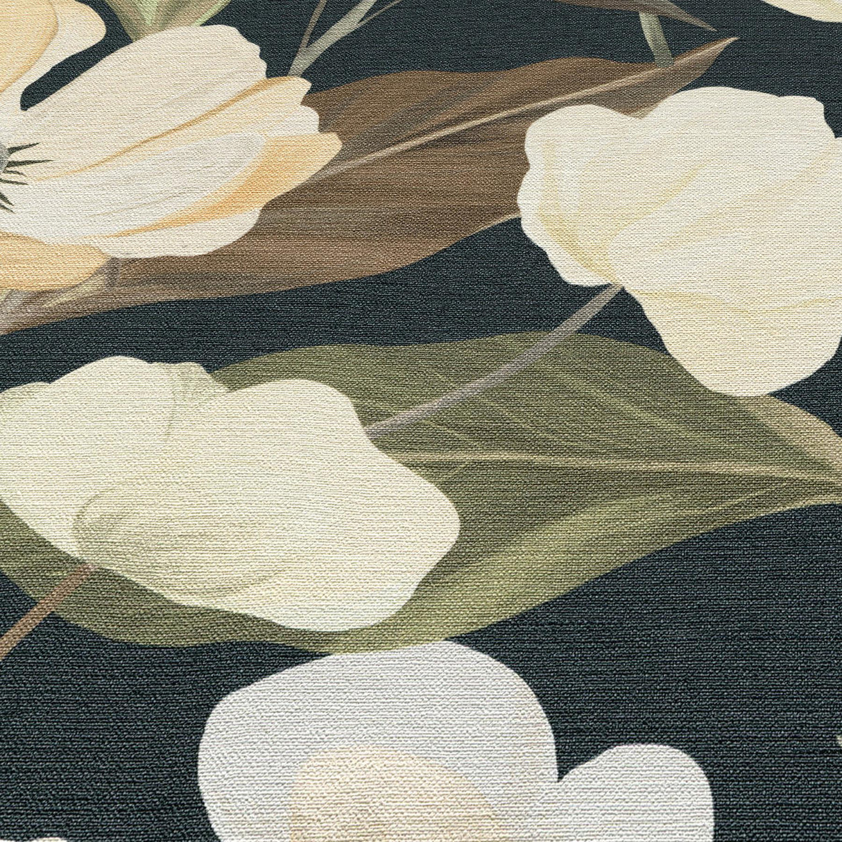 Veer Decor Fairy Blossom Black Wallpaper