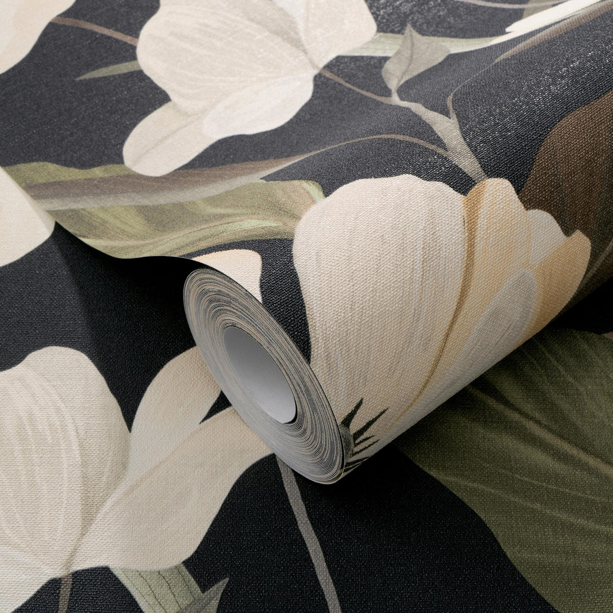 Veer Decor Fairy Blossom Black Wallpaper