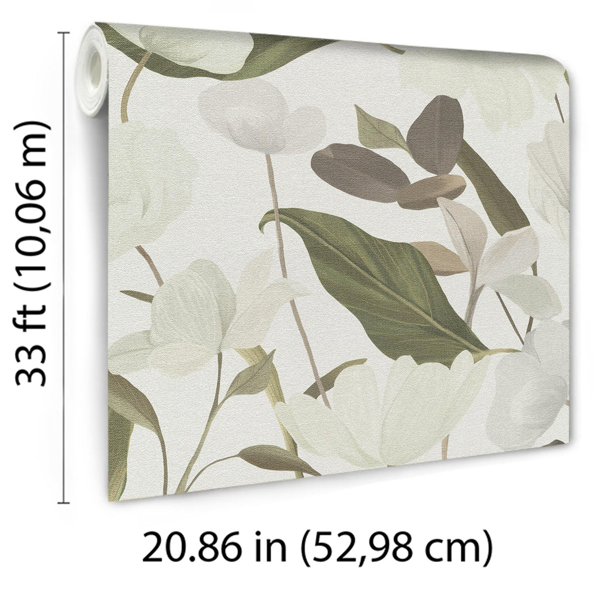 Veer Decor Fairy Blossom White Wallpaper