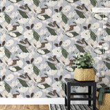 Veer Decor Fairy Blossom Grey Wallpaper
