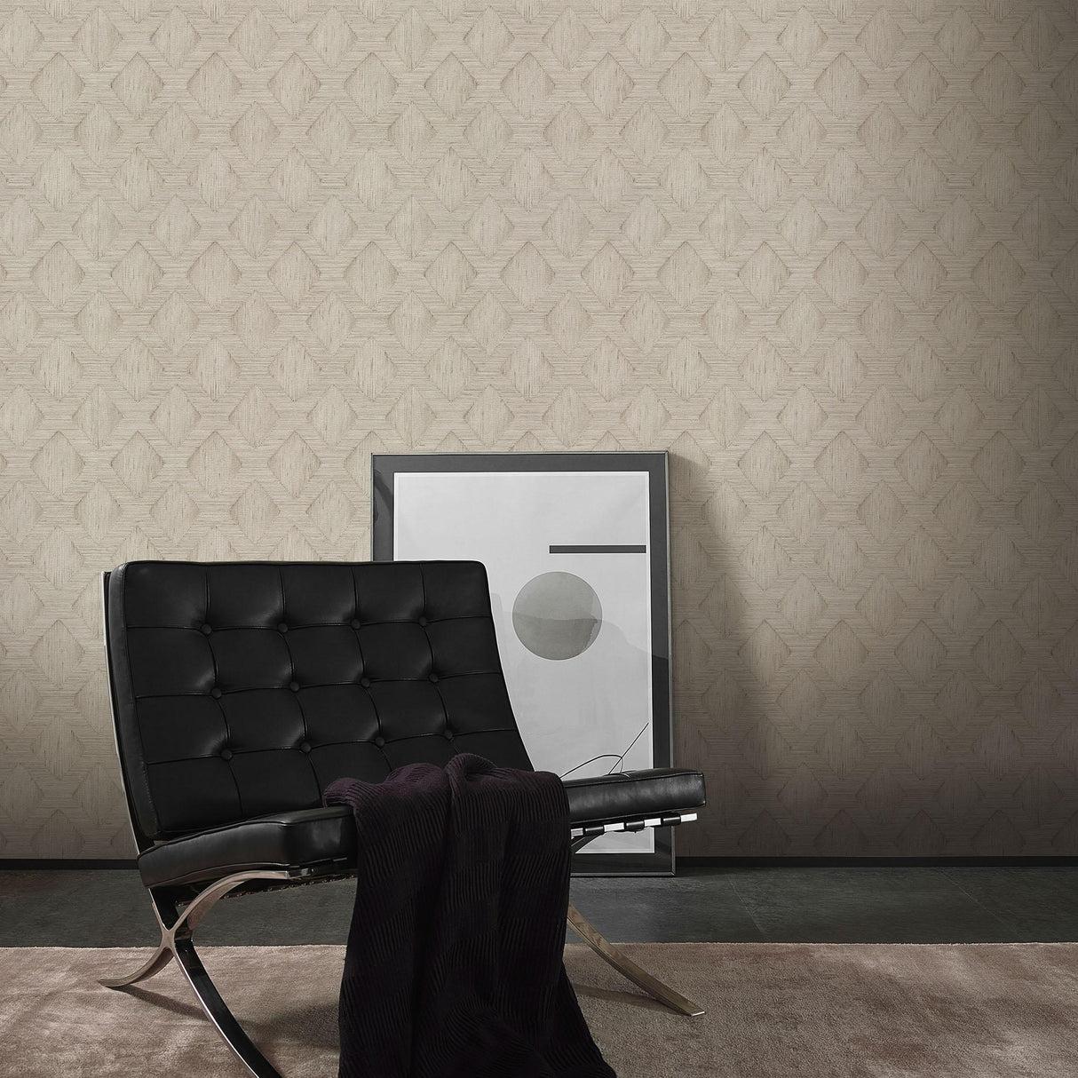Veer Decor Hidden Harmony Beige Wallpaper