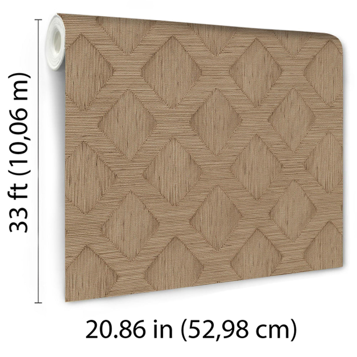 Veer Decor Hidden Harmony Brown Wallpaper