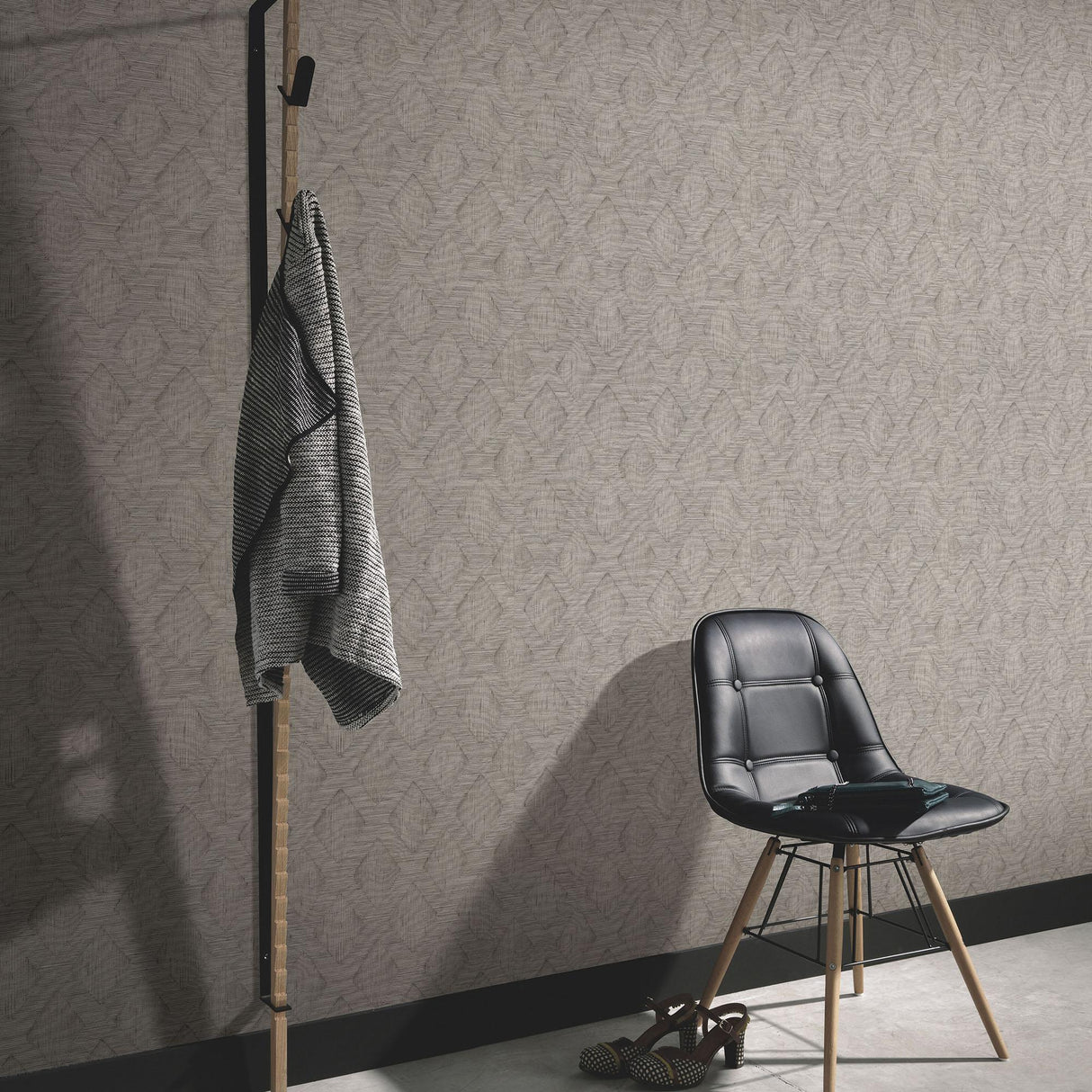 Veer Decor Hidden Harmony Taupe Wallpaper