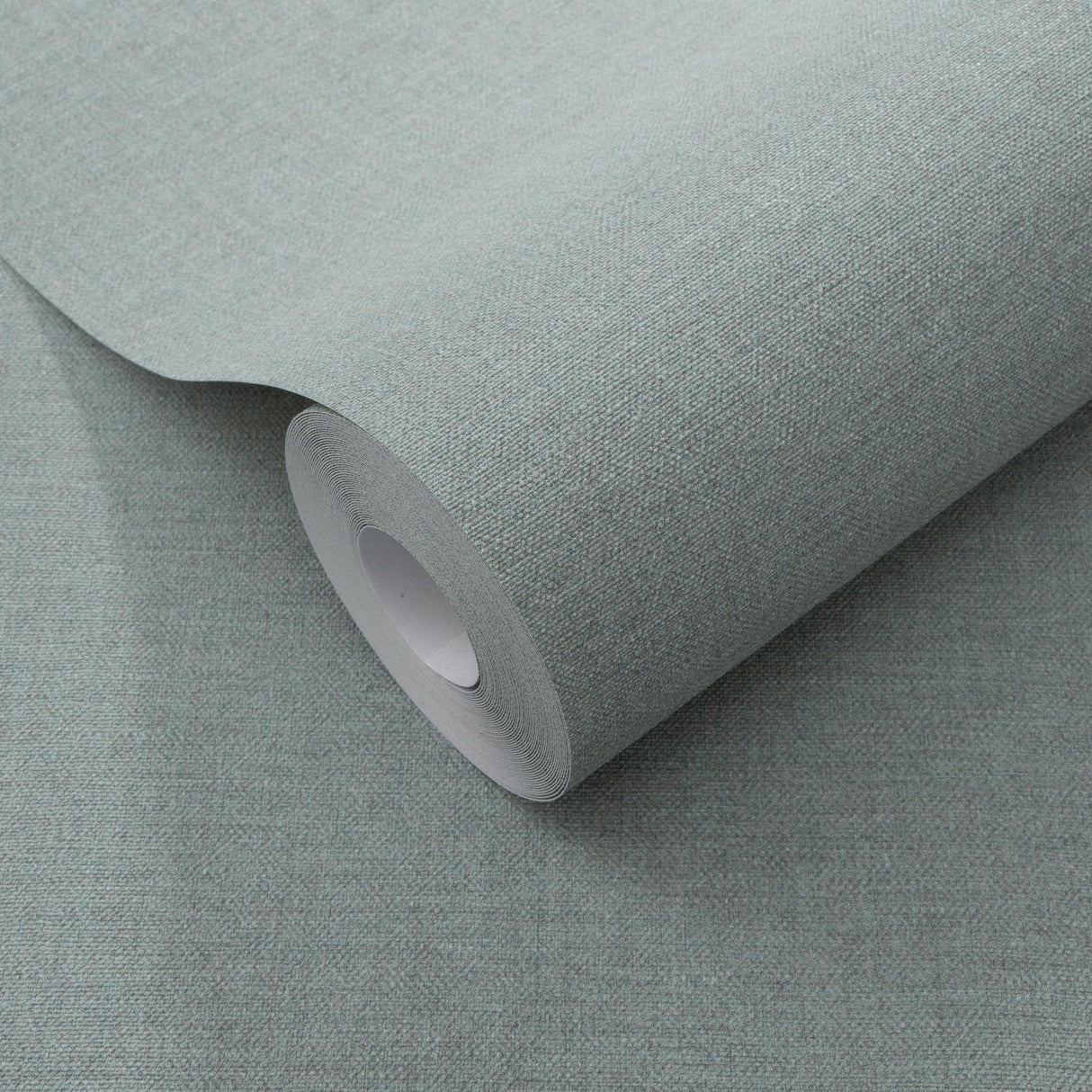 Veer Decor Linen Serenity Teal Wallpaper