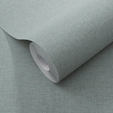 Veer Decor Linen Serenity Teal Wallpaper