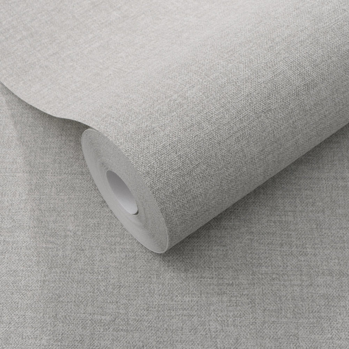 Veer Decor Linen Serenity Light Grey Wallpaper