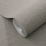 Veer Decor Linen Serenity Dark Grey Wallpaper