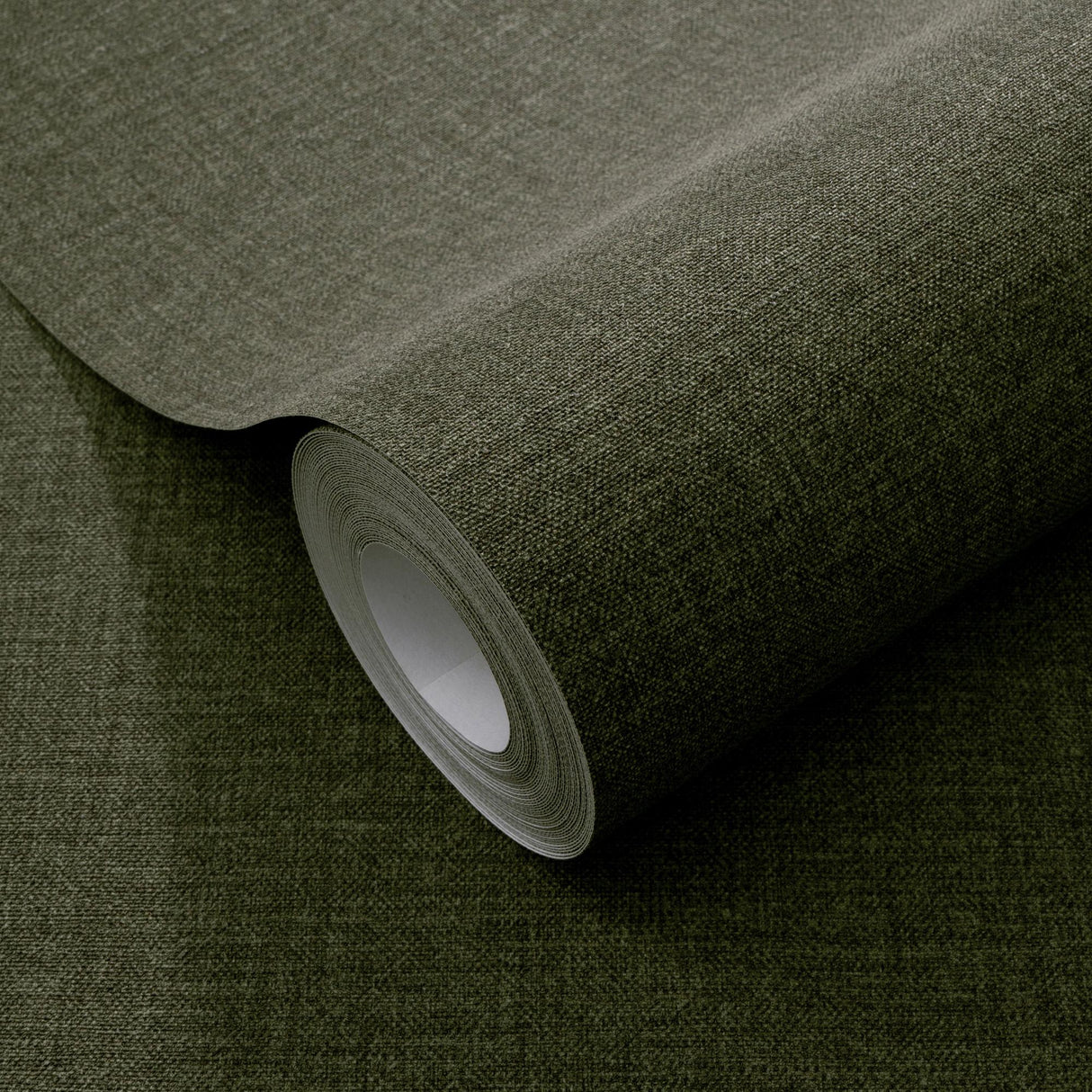 Veer Decor Linen Serenity Green Wallpaper