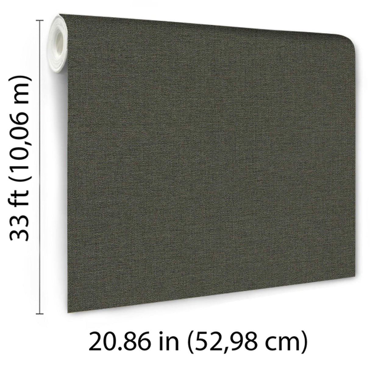 Veer Decor Linen Serenity Green Wallpaper