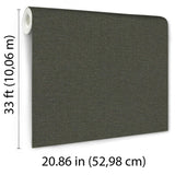 Veer Decor Linen Serenity Green Wallpaper
