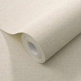 Veer Decor Linen Serenity Off-White Wallpaper