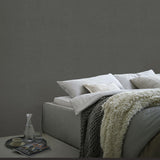 Veer Decor Linen Serenity Black Wallpaper