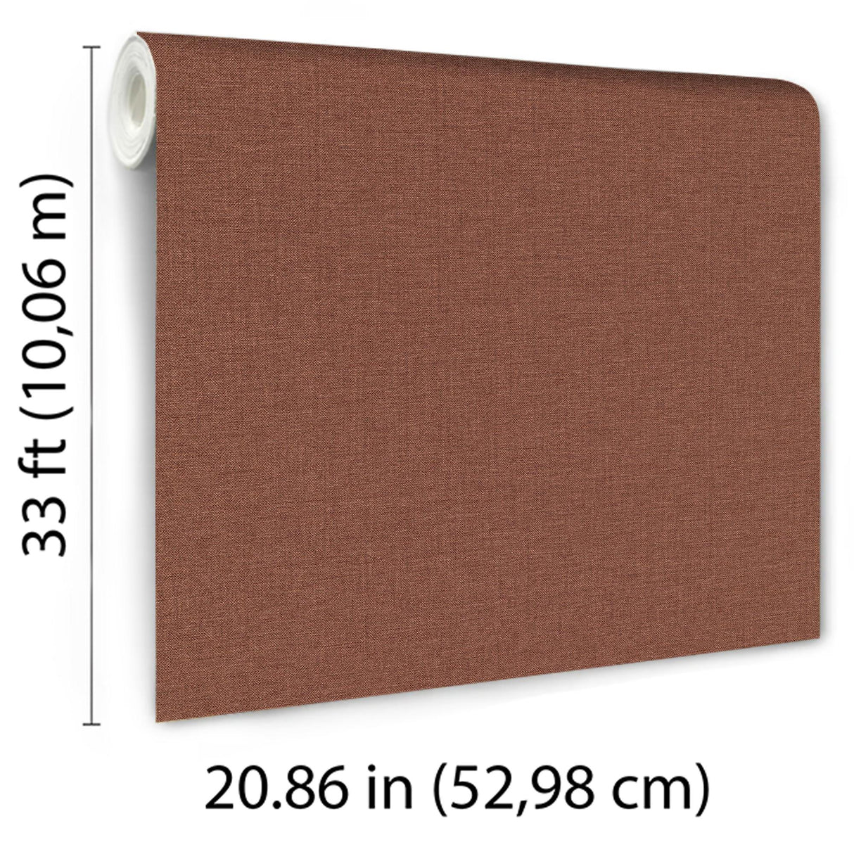 Veer Decor Linen Serenity Red Wallpaper