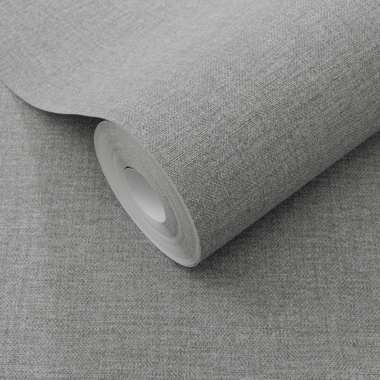 Veer Decor Linen Serenity Grey Wallpaper