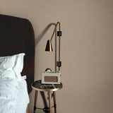 Veer Decor Linen Serenity Brown Wallpaper