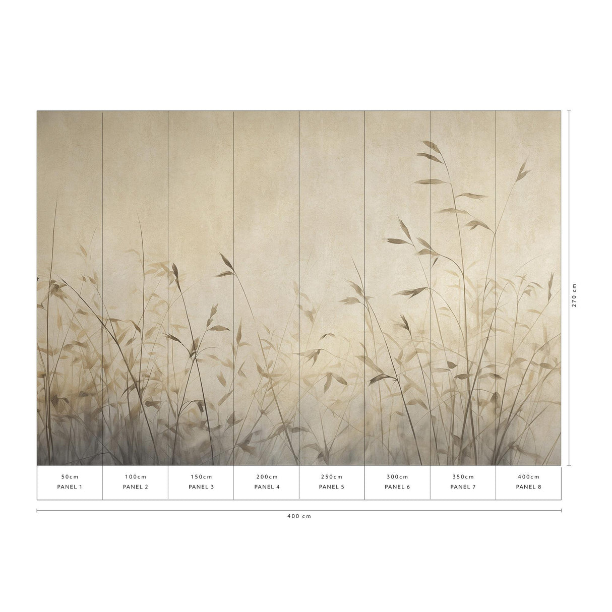 Veer Decor Hint of Autumn Beige Wall Mural