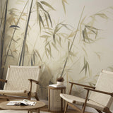 Veer Decor Bamboo Breeze Beige Wall Mural