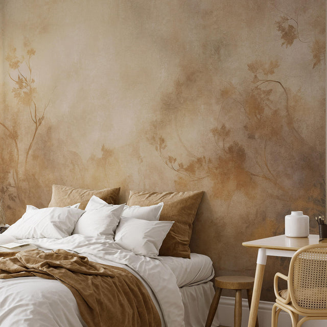 Veer Decor Golden Ember Orange Wall Mural