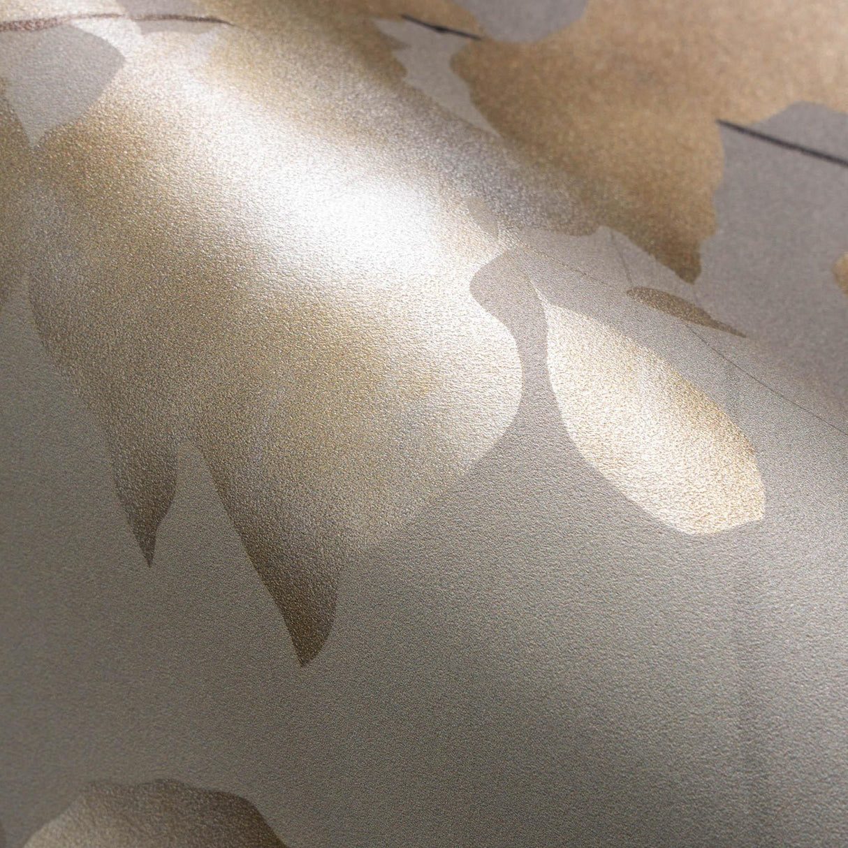 Veer Decor Afterglow Leaves Silver Wall Mural