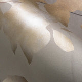 Veer Decor Afterglow Leaves Silver Wall Mural