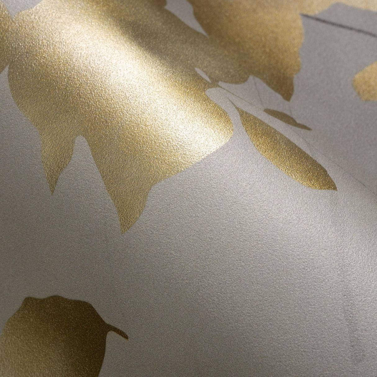 Veer Decor Afterglow Leaves Gold Wall Mural